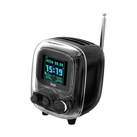 Divoom Tiivoo-2 FM Radyolu Mini Siyah Bluetooth Hoparlör