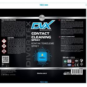 Divortex 200 ml Yağlı Kontak Temizleme Spreyi
