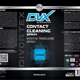 Divortex 200 ml Yağsız Kontak Temizleme Spreyi
