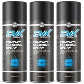 Divortex 3x400 ml Yağsız Kontak Temizleme Spreyi