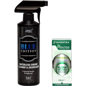 Divortex Blue Edition 473 ml Susuz Motor Temizleyici + 150 ml Klima Fresh Elma Koku Giderici