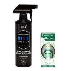 Divortex Blue Edition 473 ml Susuz Motor Temizleyici + 150 ml Klima Fresh Elma Koku Giderici