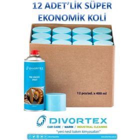 Divortex Güçlü 12x400 ml Pas Sökücü ve Önleyici Sprey
