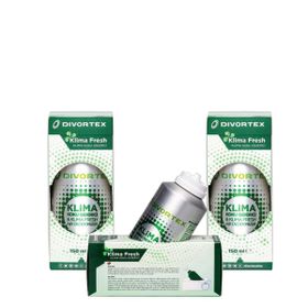 Divortex Klima Fresh 3x150 ml Yeşil Elma Klima Bombası