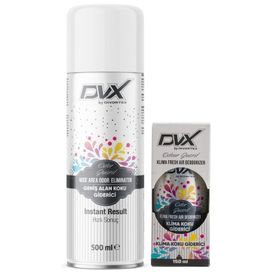 Divortex Odor Guard 500 ml Geniş Alan Koku Giderici ve 150 ml Klima Koku Giderici
