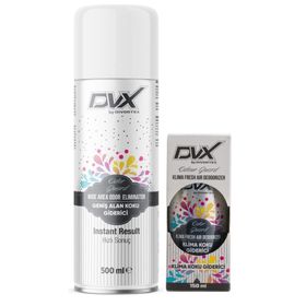 Divortex Odor Guard 500 ml Geniş Alan Koku Giderici ve 150 ml Klima Koku Giderici