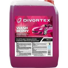 Divortex Washberry PH Nötr 4 lt Oto Şampuanı