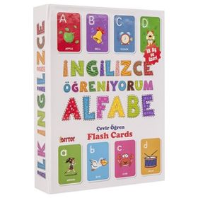 Dıy Toy 1284 Flash Cards İngilizce Alfabe