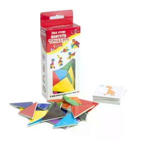 Dıy Toy 1321 Manyetik Zeka Oyunu Tangram Çocuk Oyun Seti