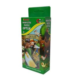 Dıy Toy 1345 Manyetik Çiftlik Puzzle