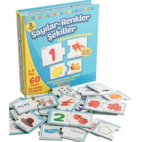Dıy Toy 1444 Eğlenceli Bul Sayılar Renkler Şekiller Çocuk Oyun Seti