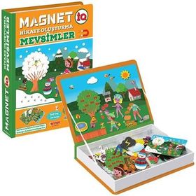 Dıy Toy 1505 Magnet Hikaye Oluşturma Mevsimler +3 Yaş Çocuk Oyun Seti