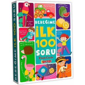 Dıy Toy 1637256 Bebeğime İlk 100 Soru Eğitici Oyuncak