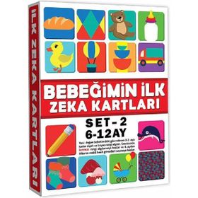 Dıy Toy 2205 Eğitici Kartlar 6-12 Ay Zeka Kartları