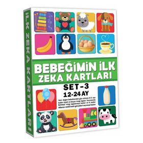 Dıy Toy 2212 Eğitici Kartlar 12-24 Ay Zeka Kartları Çocuk Oyun Seti