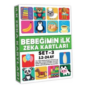 Dıy Toy 2212 Eğitici Kartlar 12-24 Ay Zeka Kartları Çocuk Oyun Seti