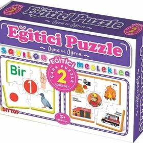 Dıy Toy 7193 Çark Sayılar Puzzle
