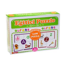 Dıy Toy 7197 Alfabe Çark Puzzle