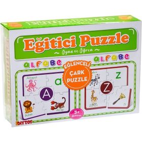 Dıy Toy 7197 Alfabe Çark Puzzle