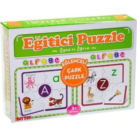 Dıy Toy 7197 Alfabe Çark Puzzle