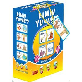 Dıy Toy 8513 Kimin Yuvası Puzzle