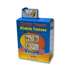 Dıy Toy 8513 Kimin Yuvası Puzzle