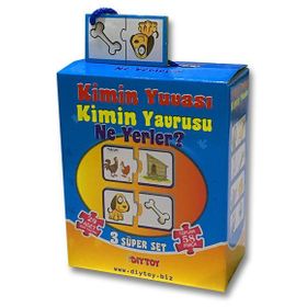 Dıy Toy 8513 Kimin Yuvası Puzzle
