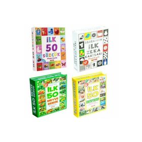 Dıy Toy Bebeğimin İlk Zeka Kartları 4'lü Set