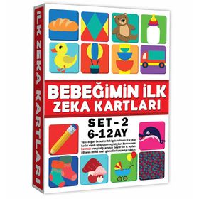 Dıy Toy Eğitici Kartlar 6-12 Ay Erken Eğitim Zeka Kartı