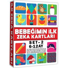 Dıy Toy Eğitici Kartlar 6-12 Ay Erken Eğitim Zeka Kartı