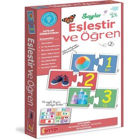 Diy-Toy Eşleştir Öğren Sayılar