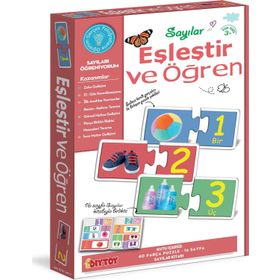 Diy-Toy Eşleştir Öğren Sayılar