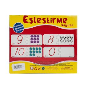 Diy-Toy Eşleştir Öğren Sayılar