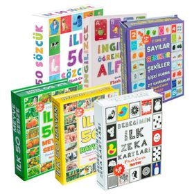 Diy-Toy Flash Cards 6 Adet Eğitim Seti