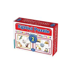 Dıy Toy Hayvanlar Taşıtlar Çark Puzzle