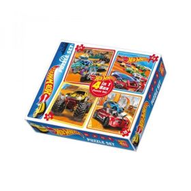 Diy-Toy Hot Wheels 4 in Puzzle