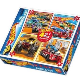 Diy-Toy Hot Wheels 4 in Puzzle