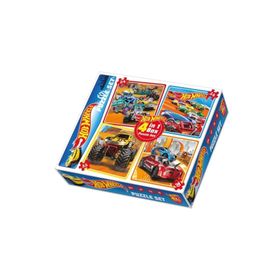 Diy-Toy Hot Wheels 4 in Puzzle