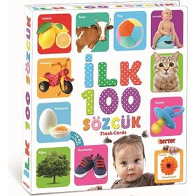 Dıy Toy İlk 100 Kart Sözcük Flash Card Eğitici Kartlar
