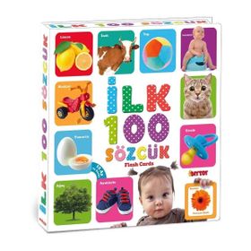 Dıy Toy İlk 100 Kart Sözcük Flash Card Eğitici Kartlar