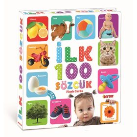 Dıy Toy İlk 100 Kart Sözcük Flash Card Eğitici Kartlar