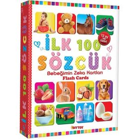 Dıy Toy İlk 100 Kart Sözcük Flash Card Eğitici Kartlar