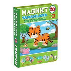 Dıy Toy Magnetik Hayvan Tamamlama Eğitici Oyuncak