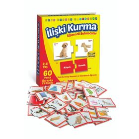 Dıy Toy Okul Öncesi İlişki Kurma Eğlenceli Bulmacalar