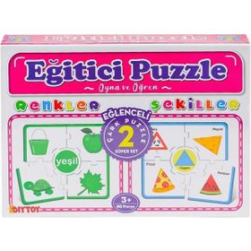 Dıy Toy Taba Grup 7194 Renkler Çark Puzzle