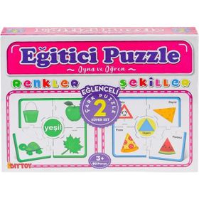 Dıy Toy Taba Grup 7194 Renkler Çark Puzzle