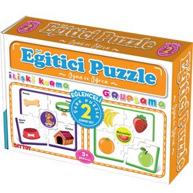 Diy Toys İlişki Kurma ve Gruplama Eğitici Çark Puzzle