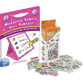 Diy Toys Pembe Manyetik Tablet Yazi Tahtasi