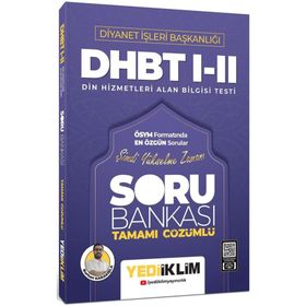 Diyanet İşleri Başkanlığı DHBT I-II Tamamı Çözümlü Soru Bankası Yediiklim Yayınları