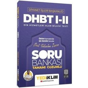 Diyanet İşleri Başkanlığı DHBT I-II Tamamı Çözümlü Soru Bankası Yediiklim Yayınları
